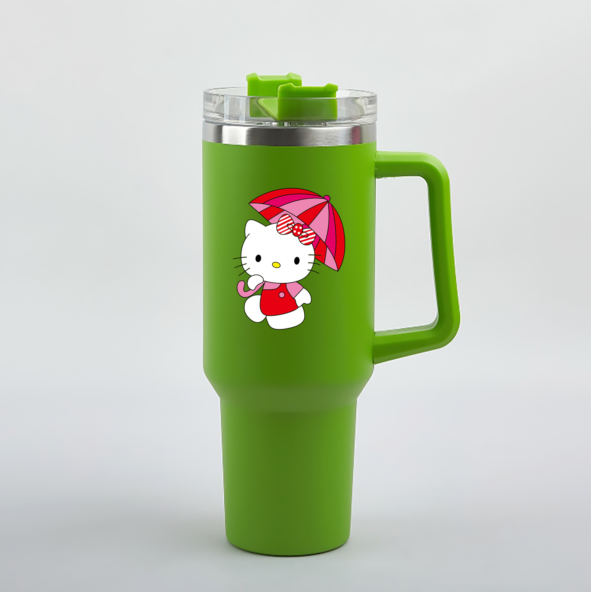 （画像用） Hello Kitty ハローキティ 1200mL車用タンブラー（カラープリント）